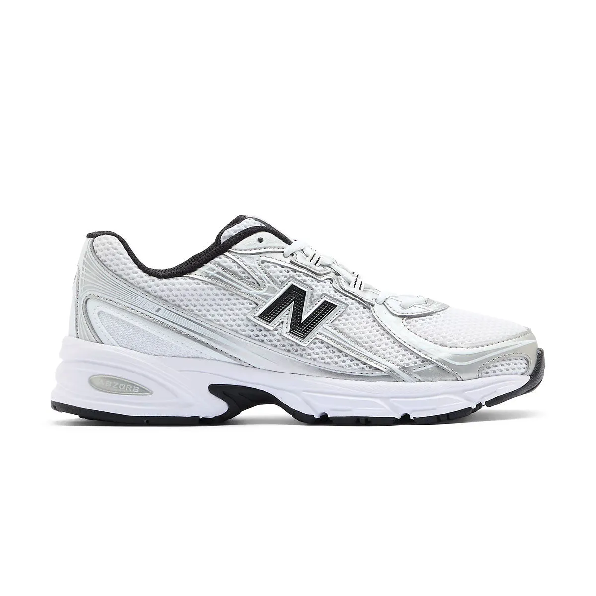 Cushioned Choice 740 'White Silver Metallic'