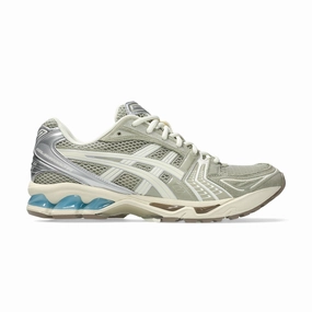   Juliana Salazar GEL-Kayano 14 'Eucalyptus Vanilla Ice' flat - footed shoe accommodation weekend running shoe time frame