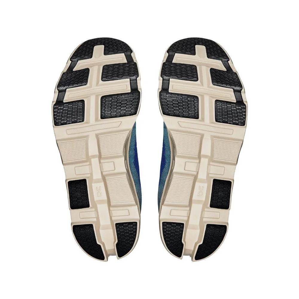 running in a ski lift area shoes ON Cloudmonster 2