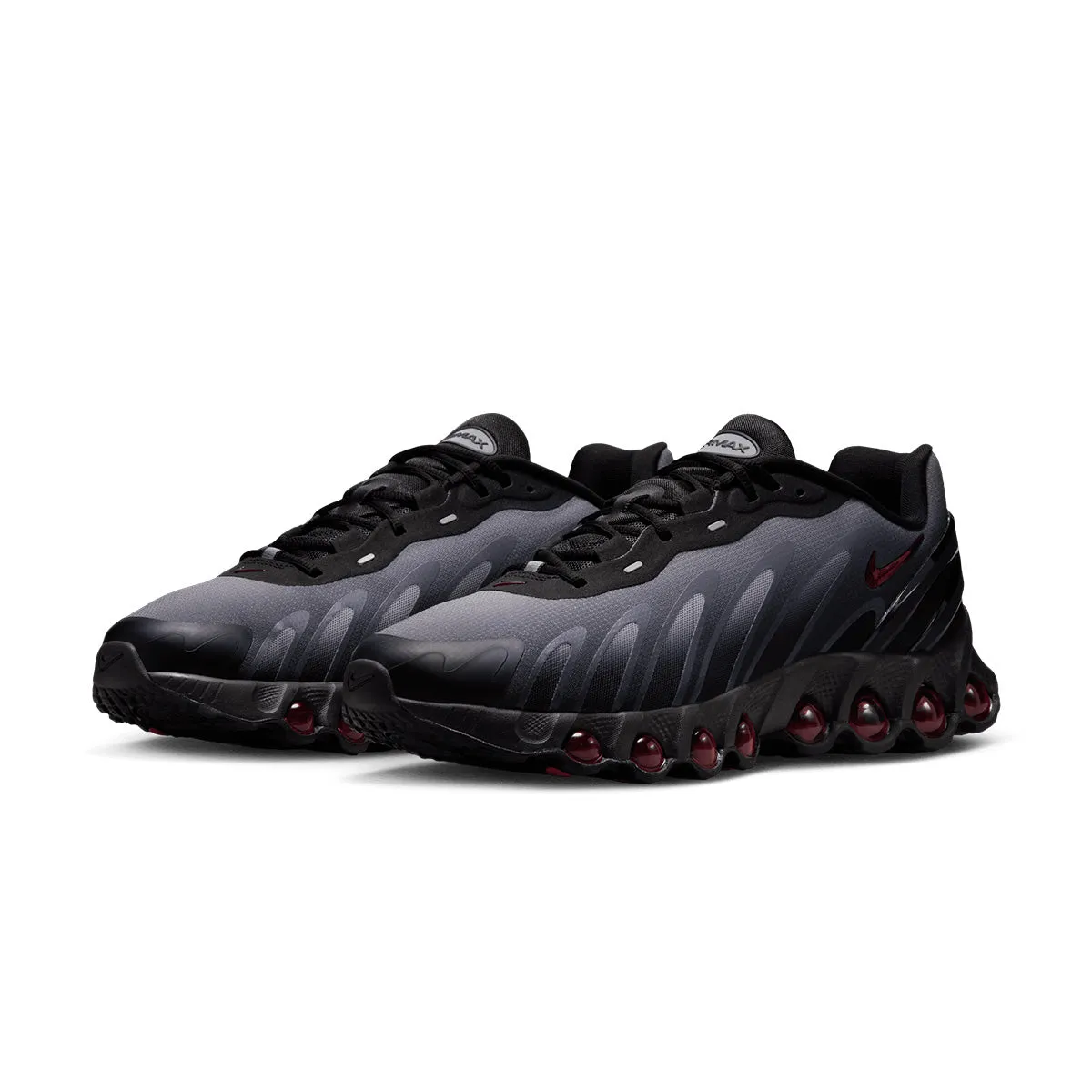 Air Max DN8 'Black Gym Red' Mid   Top Style Vented Heel Panel