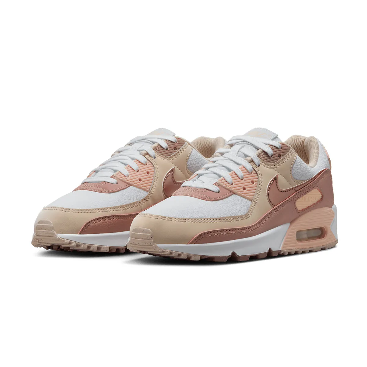 Outdoor Flex Run Mode Wmns Air Max 90 Nn Prm 'Velvet Brown Particle Pink'