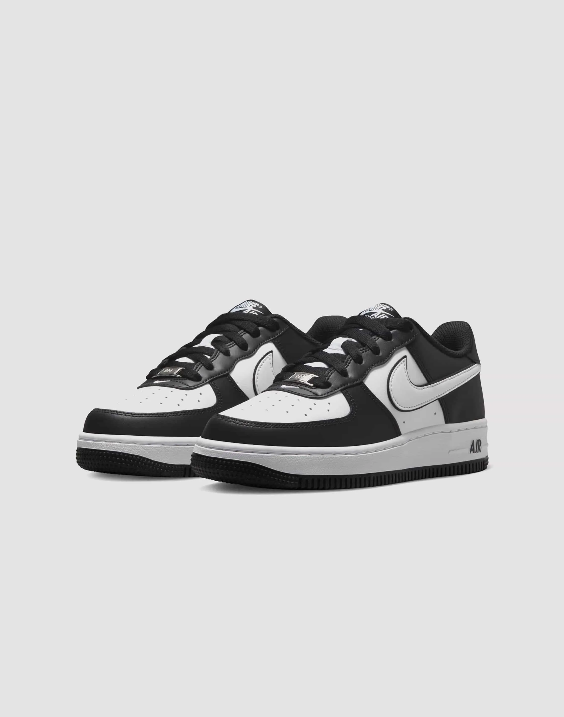 Maximum Grip Nike Air Force 1 LV8 2 Grade School Kids' Black/White