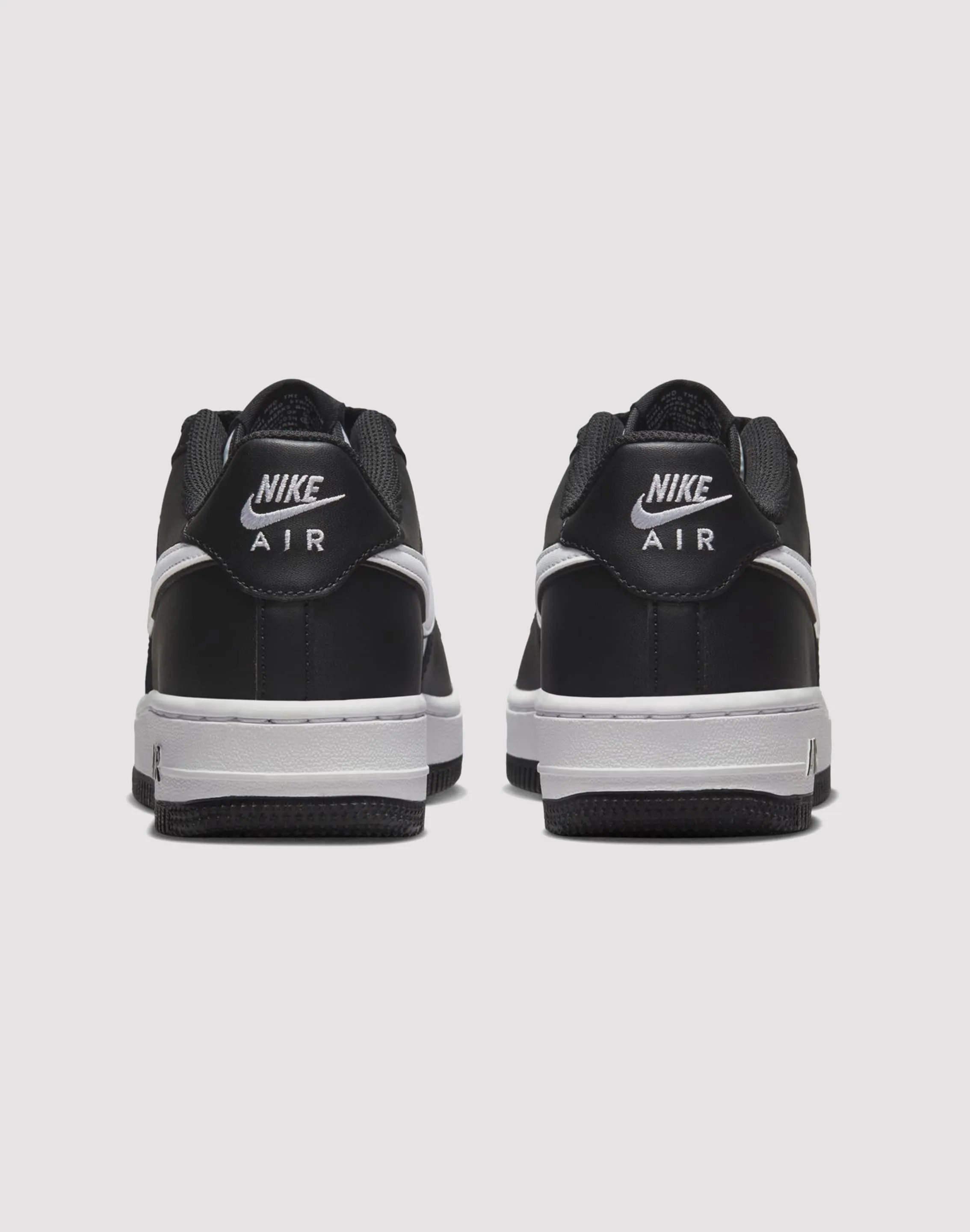Nike Air Force 1 LV8 2 Grade School Kids' Black/White Full Length Air Cushion Modern Core