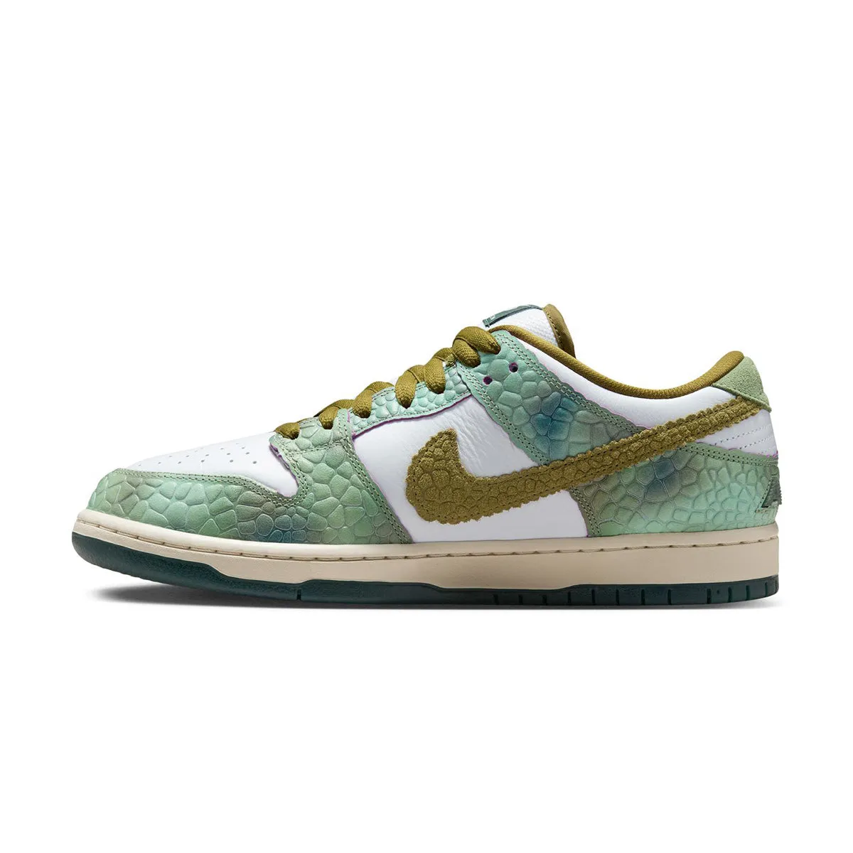 Unidirectional Mesh Ventilation   Alexis Sablone SB Dunk Low 'Oil Green'