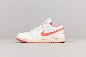 Microfiber Achilles Protector Control Driven Build Women's Air Jordan 1 Low 'Pink Salt'