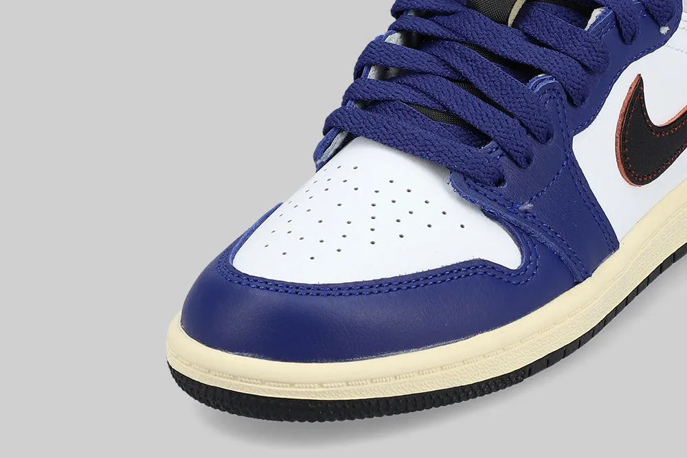 Casual Stylish Air Jordan 1 High OG Rare Air 'Deep Royal Blue' (PS) - FD1412-100