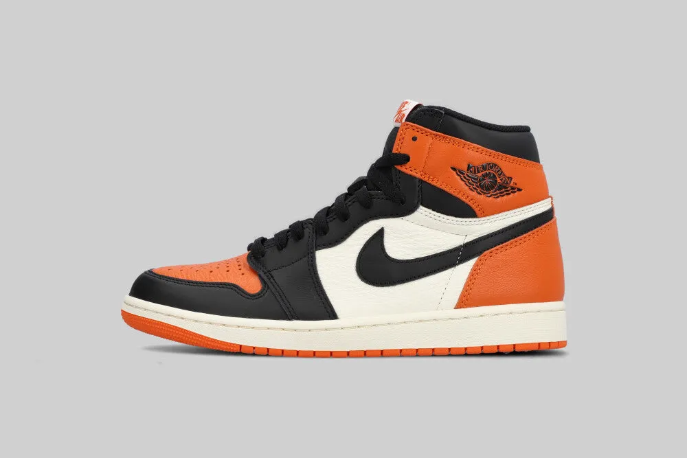Moisture Wicking Layer Strong Stitching Air Jordan 1 High OG 'Shattered Backboard'