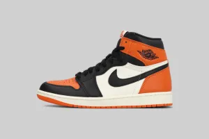 Moisture Wicking Layer Strong Stitching Air Jordan 1 High OG 'Shattered Backboard'