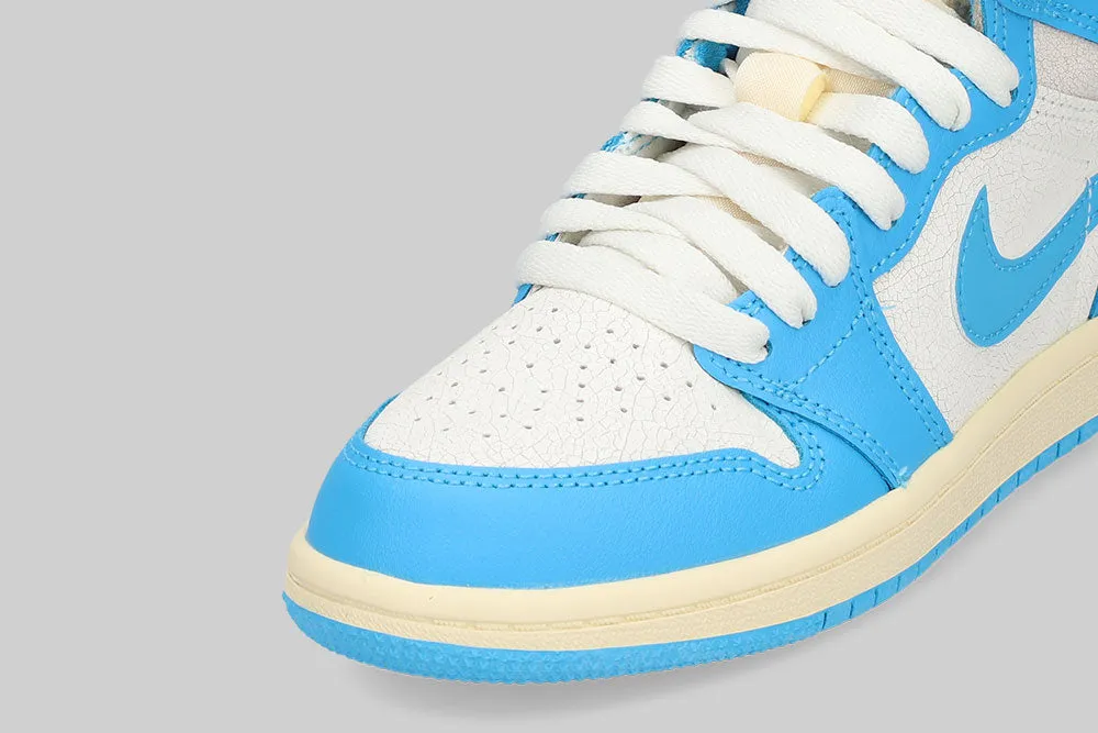 Air Jordan 1 High OG 'UNC Reimagined' (PS) Customizable Fit System Cushioned heel cup