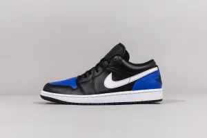 Air Jordan 1 Low 'Black Royal Toe' Carbon Fiber Plates Grounded Stability Platform
