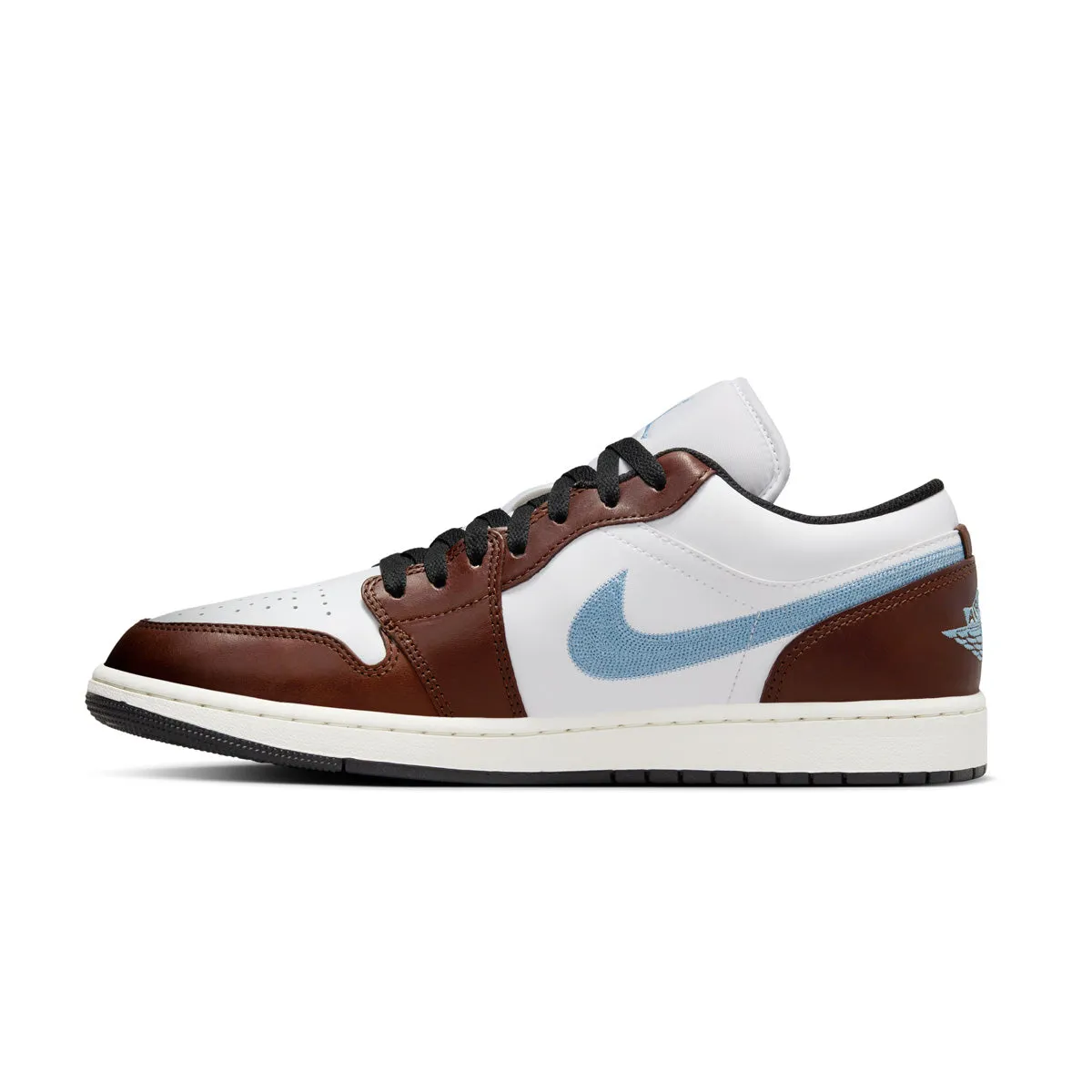 Air Jordan 1 Low SE 'Blue Brown Grey' Flat Outsole