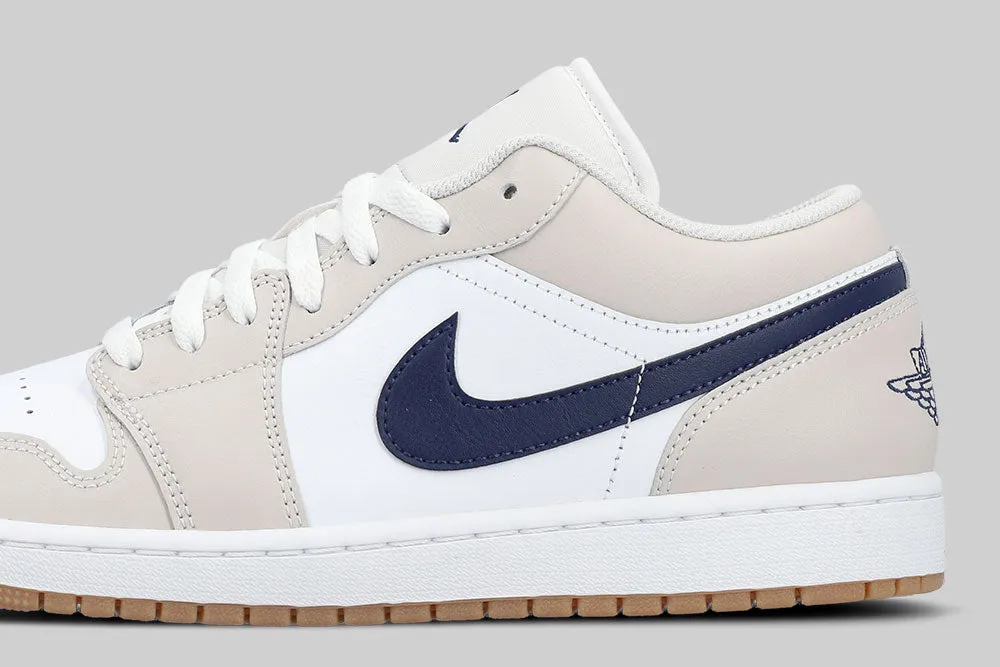 Hyperlock Fit Air Jordan 1 Low 'White and Midnight Navy' - 553558-146