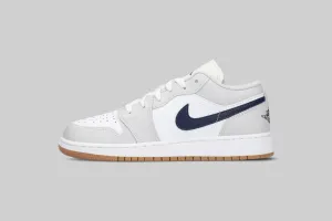 Air Jordan 1 Low 'White and Midnight Navy' (GS) Puncture   Resistant Heat Dissipating Material
