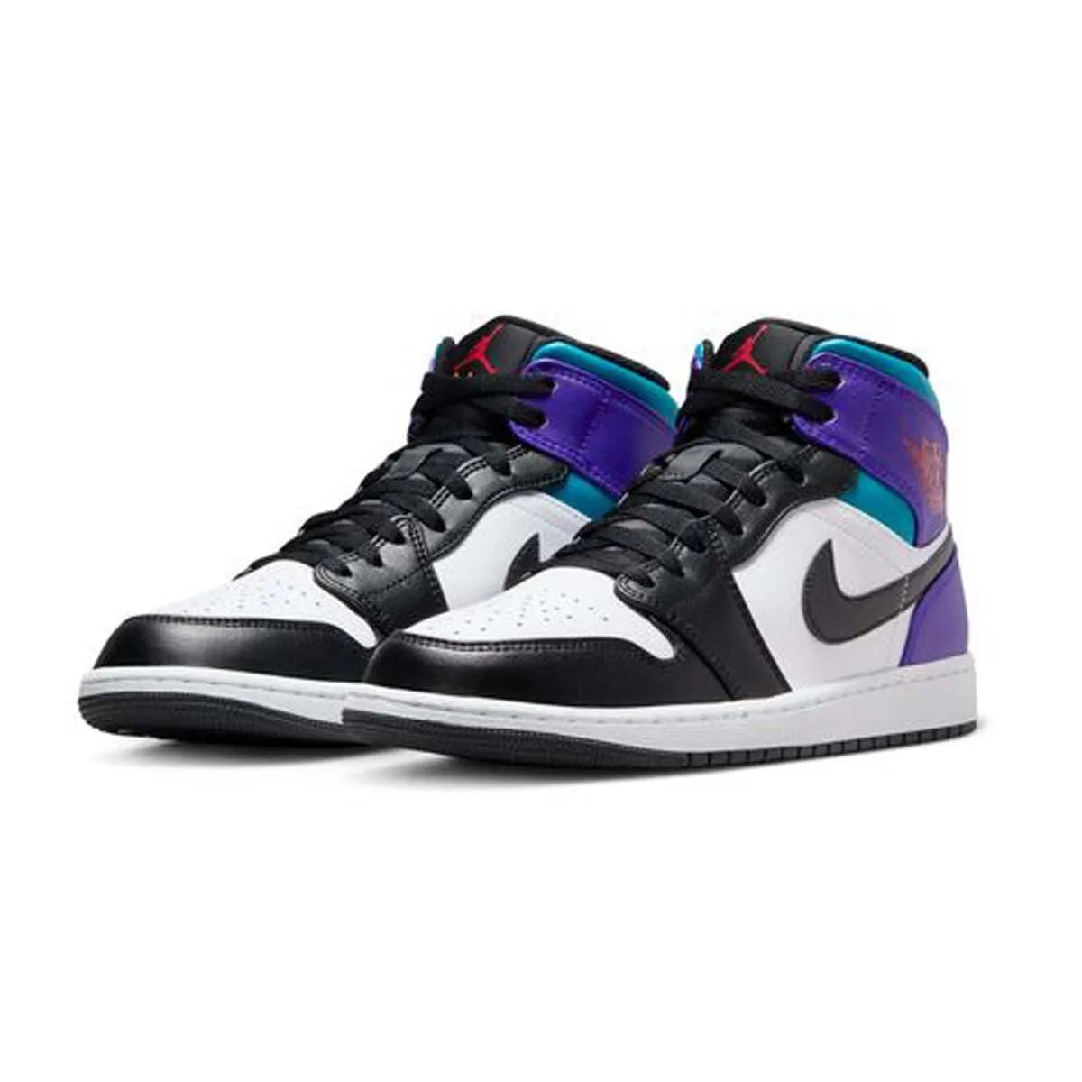 Day-Long Comfort Air Jordan 1 Mid 'Aqua Purple'