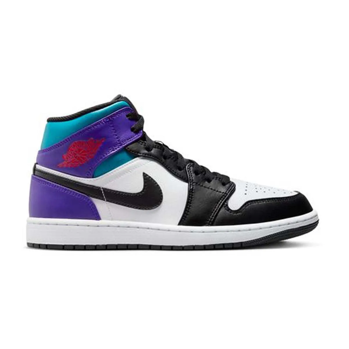 Air Jordan 1 Mid 'Aqua Purple' Tailored ease Thermoplastic Compound