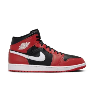 Long-Term Durability Air Jordan 1 Mid 'Gym Red Black Toe'