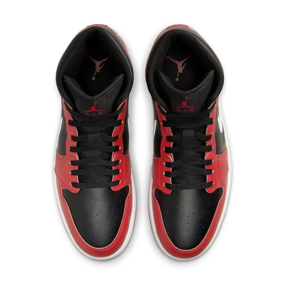 Machine washable Air Jordan 1 Mid 'Gym Red Black Toe'