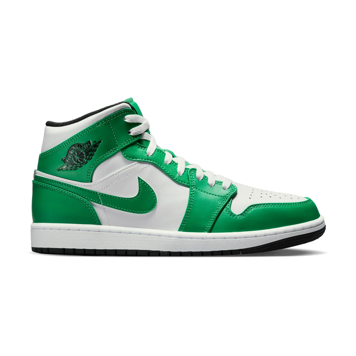 Air Jordan 1 Mid 'Lucky Green' subtle style Dynamic Arch Support
