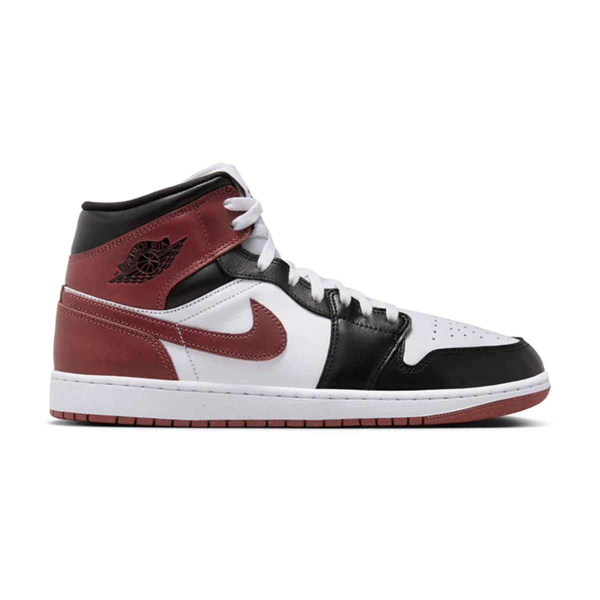 Land Soft Base Stretch Material Air Jordan 1 Mid SE 'Dark Pony'