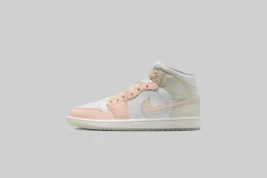 Air Jordan 1 Mid SE 'White and Guava Ice' Stability Support