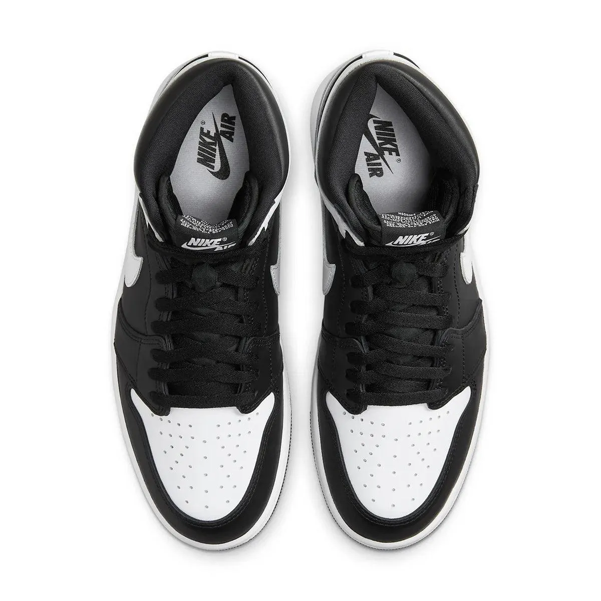 Microfiber Lining Traction Support Air Jordan 1 Retro High OG 'Black/White'