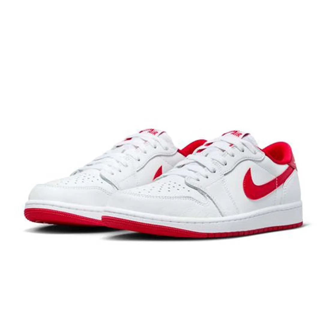 Air Jordan 1 Retro Low OG 'University Red' Unstructured Look