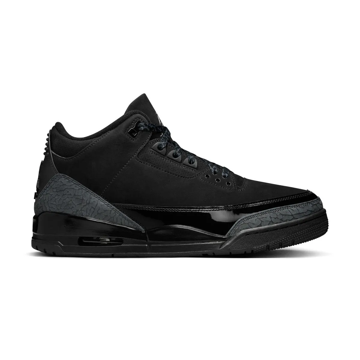 Air Jordan 3 Retro 'Black Cat' High Top Design