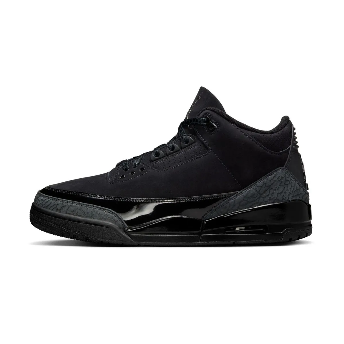 Air Jordan 3 Retro 'Black Cat' Compression Molded TPU Flexible Forefoot Flexure