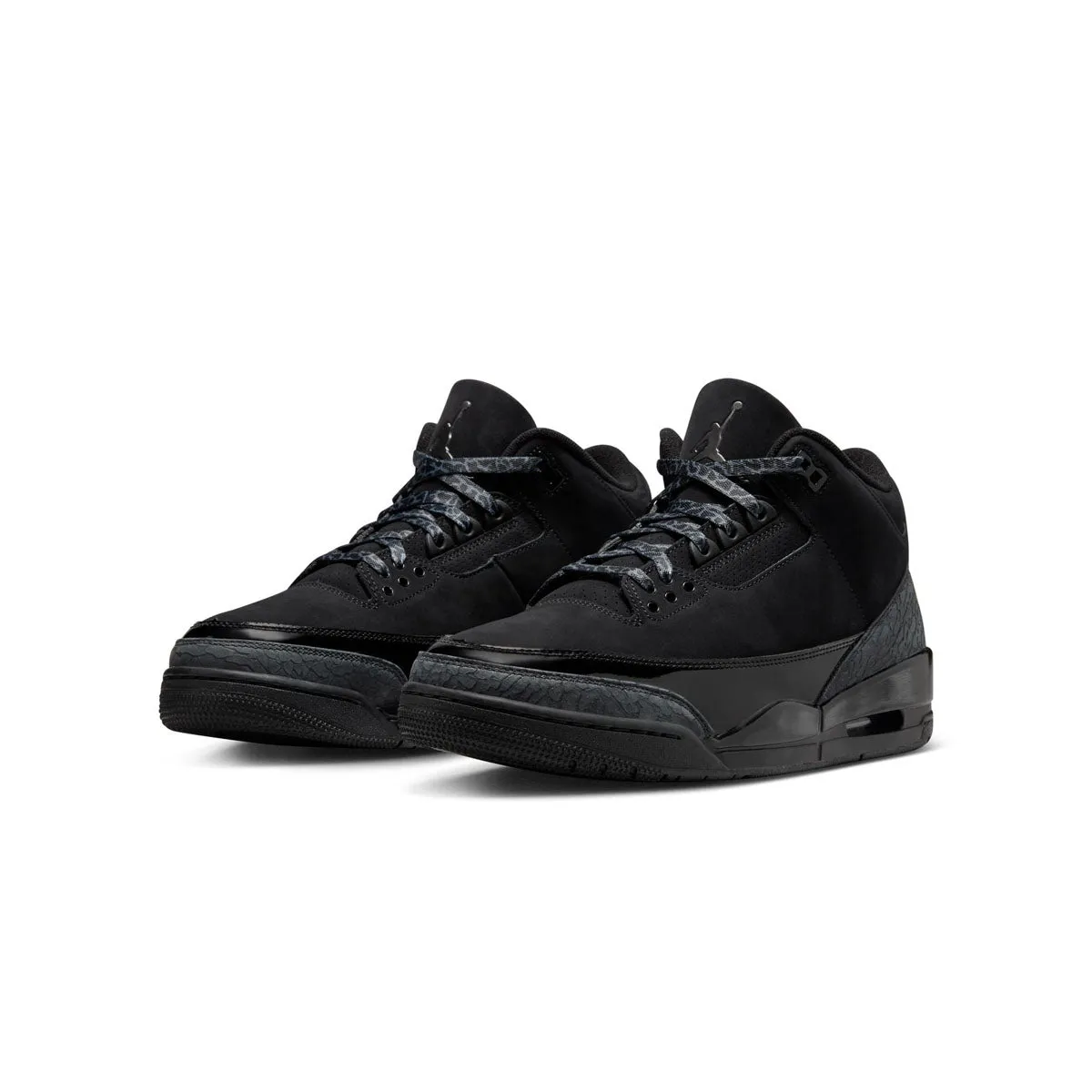 Micro Perforated Ventilation Elite Pick Air Jordan 3 Retro 'Black Cat'