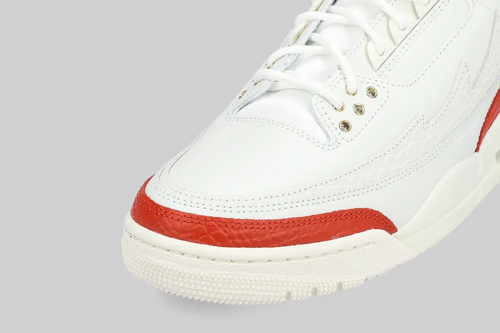 Anti Odor Treatment Compression Plate Air Jordan 3 Retro "El Vuelo" 'Summit White and Pine Green'