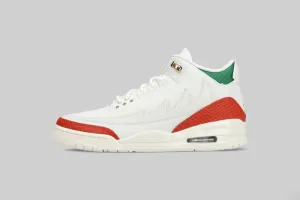 Air Jordan 3 Retro "El Vuelo" 'Summit White and Pine Green' cushioning technology