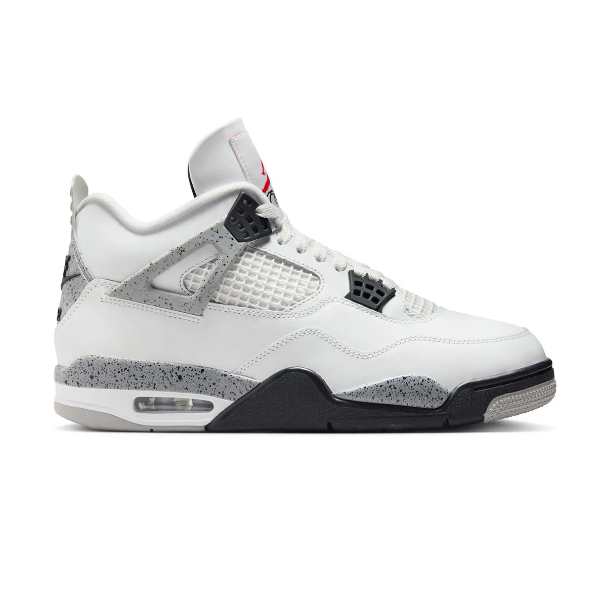 Breathable Material Multi Layer Foam Air Jordan 4 Retro 'White Cement'