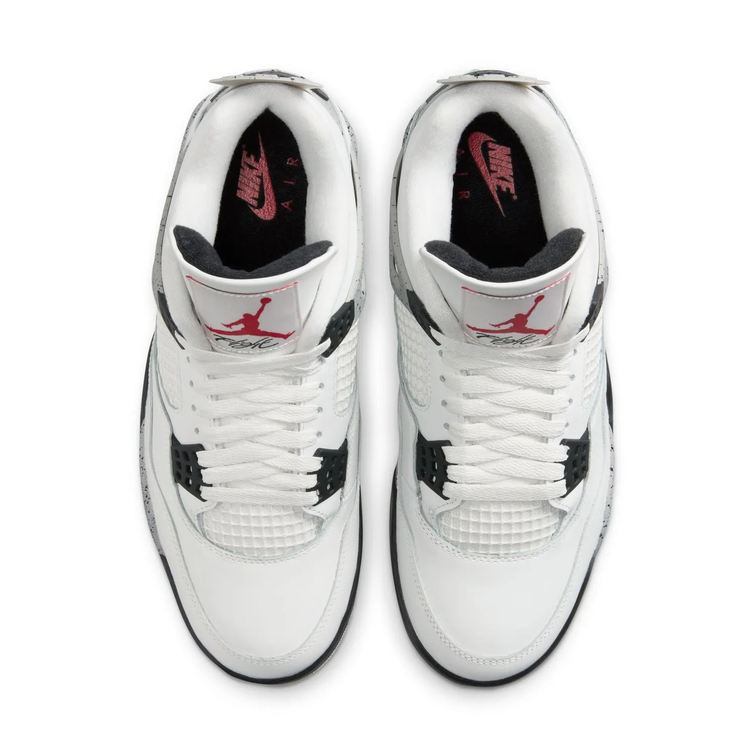 Air Jordan 4 Retro 'White Cement' Strong Cushioning Action Driven Support