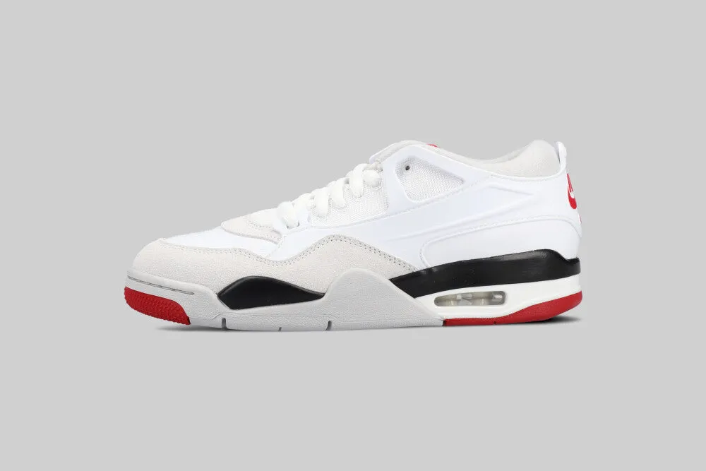 Game Time Traction Springy Ride Geometry Air Jordan 4 RM 'White and Varsity Red'