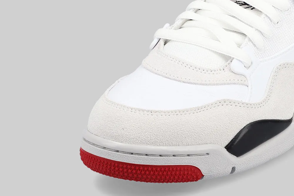 Energy Retention Stretchable Collar Air Jordan 4 RM 'White and Varsity Red'