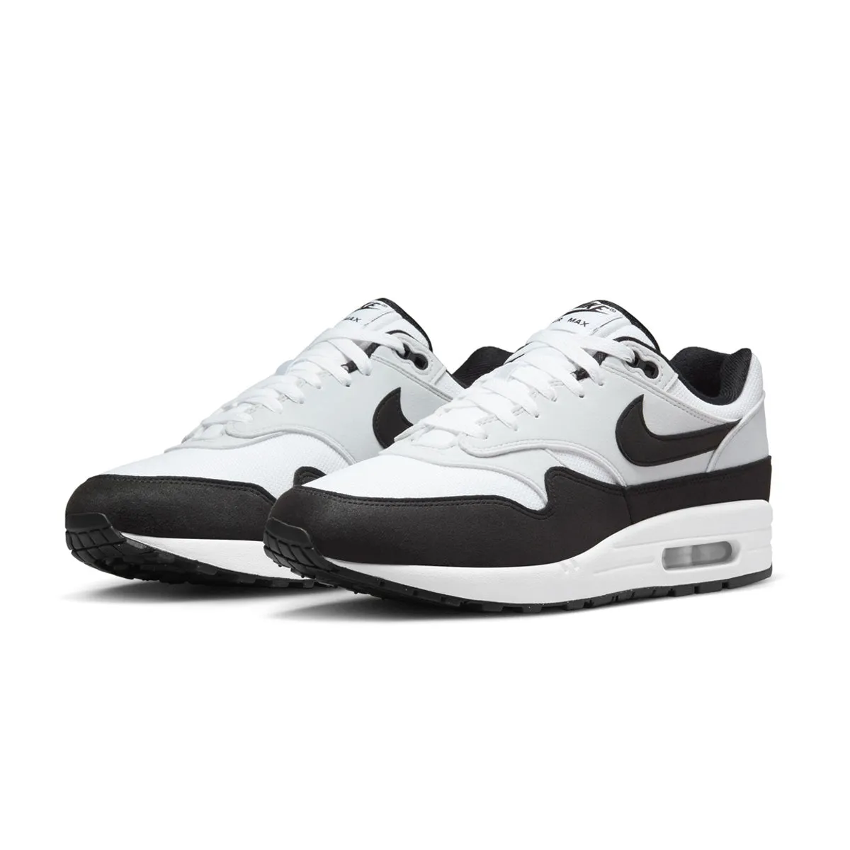 Air Max 1 'White Black' Flat Sole