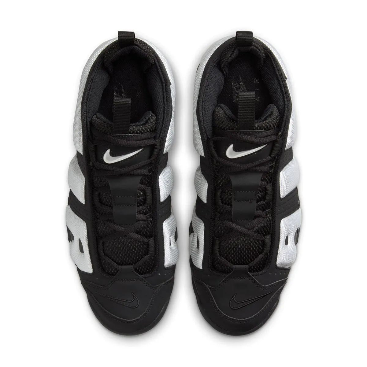 Air More Uptempo Low 'Black Photon Dust' Minimalist Lacing