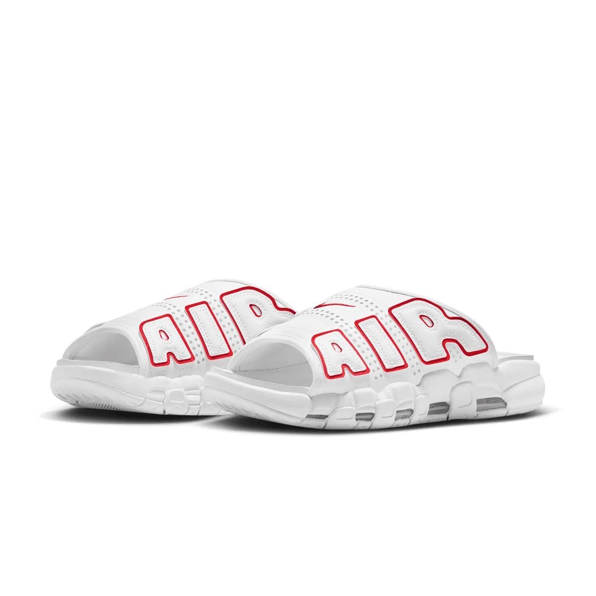 Breathable fabric Basic Neutral Air More Uptempo Slide 'White Red'