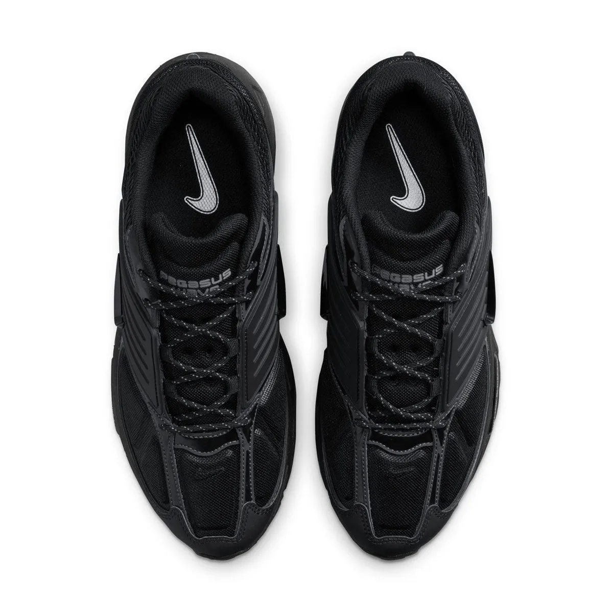 Air Pegasus Wave 'Black Metallic Silver' Toe box space Fitted Design