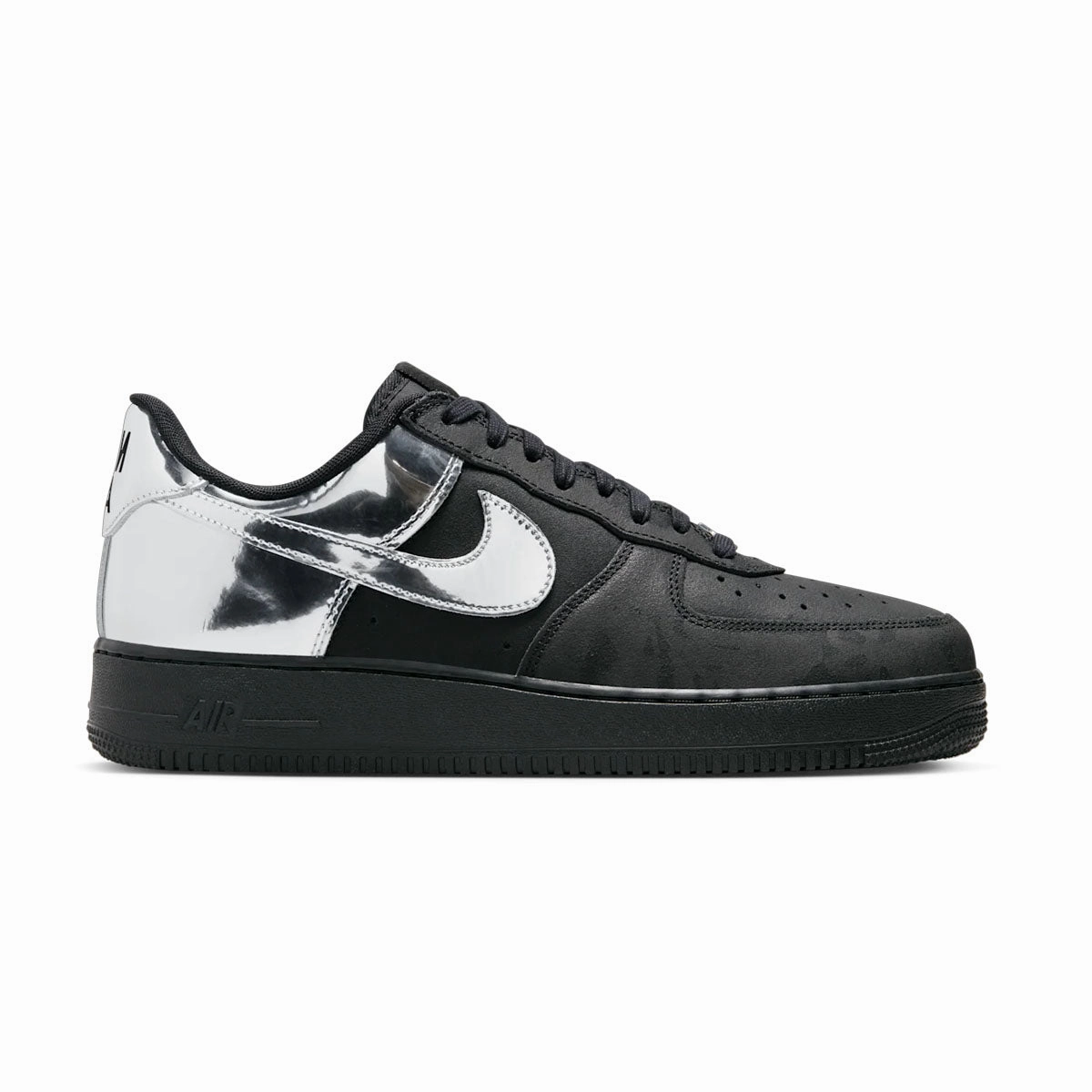 LightweightOutsole Air Force 1 Low 'Black Metallic Silver'