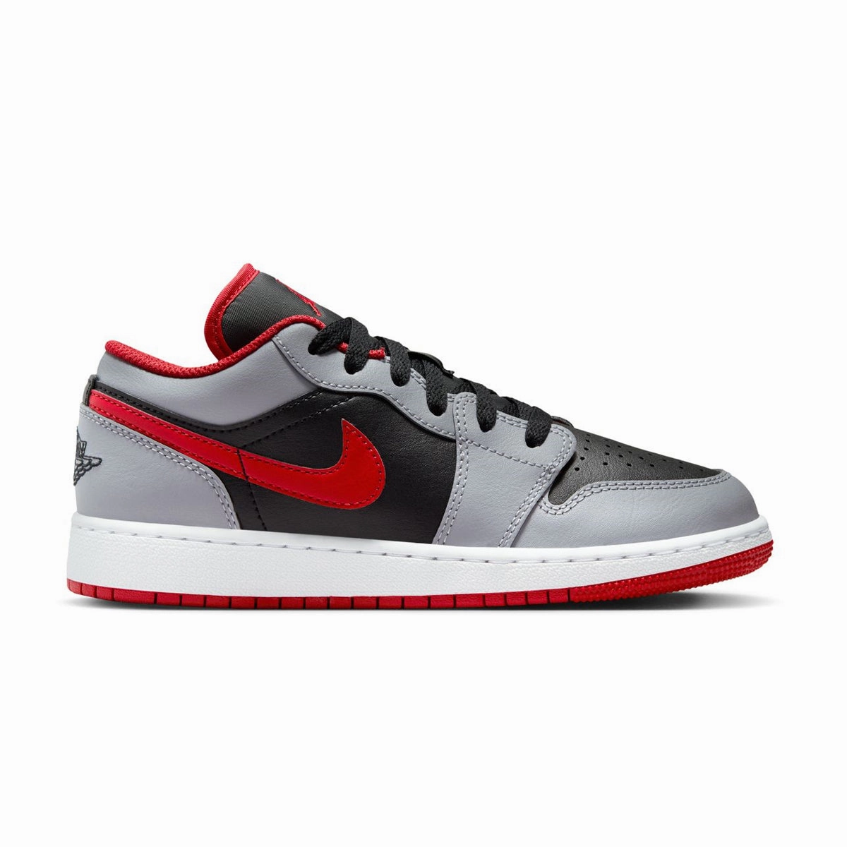 Foot Guard Air Jordan 1 Low 'Black Light Smoke Grey'