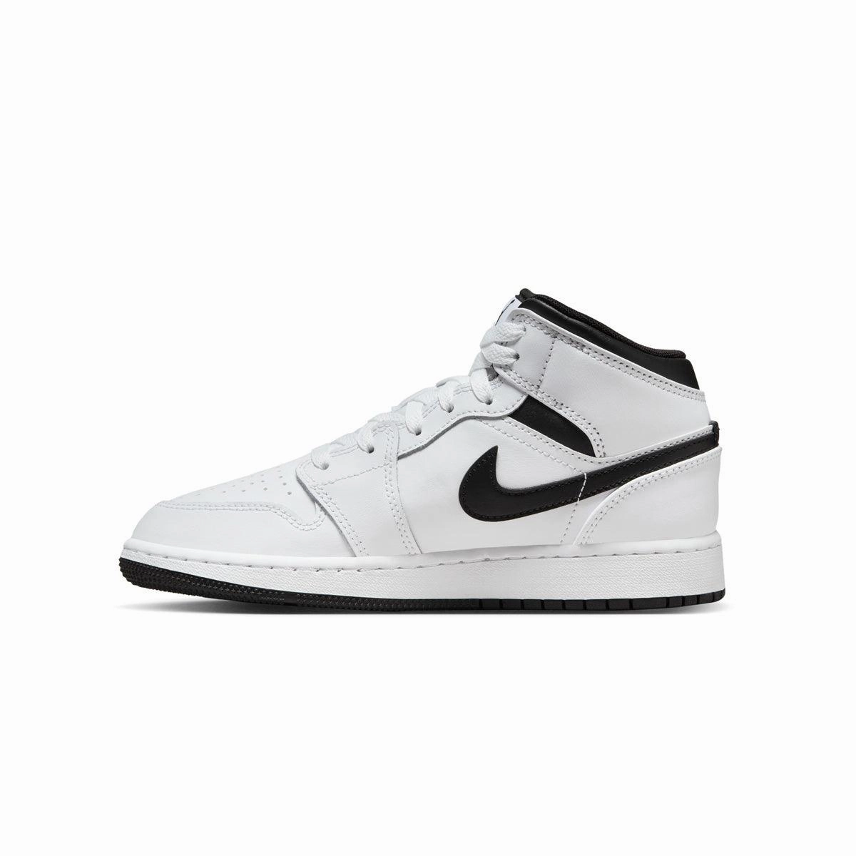 High Cut Lightweight Support Frame Kids Air Jordan 1 Mid 'White'