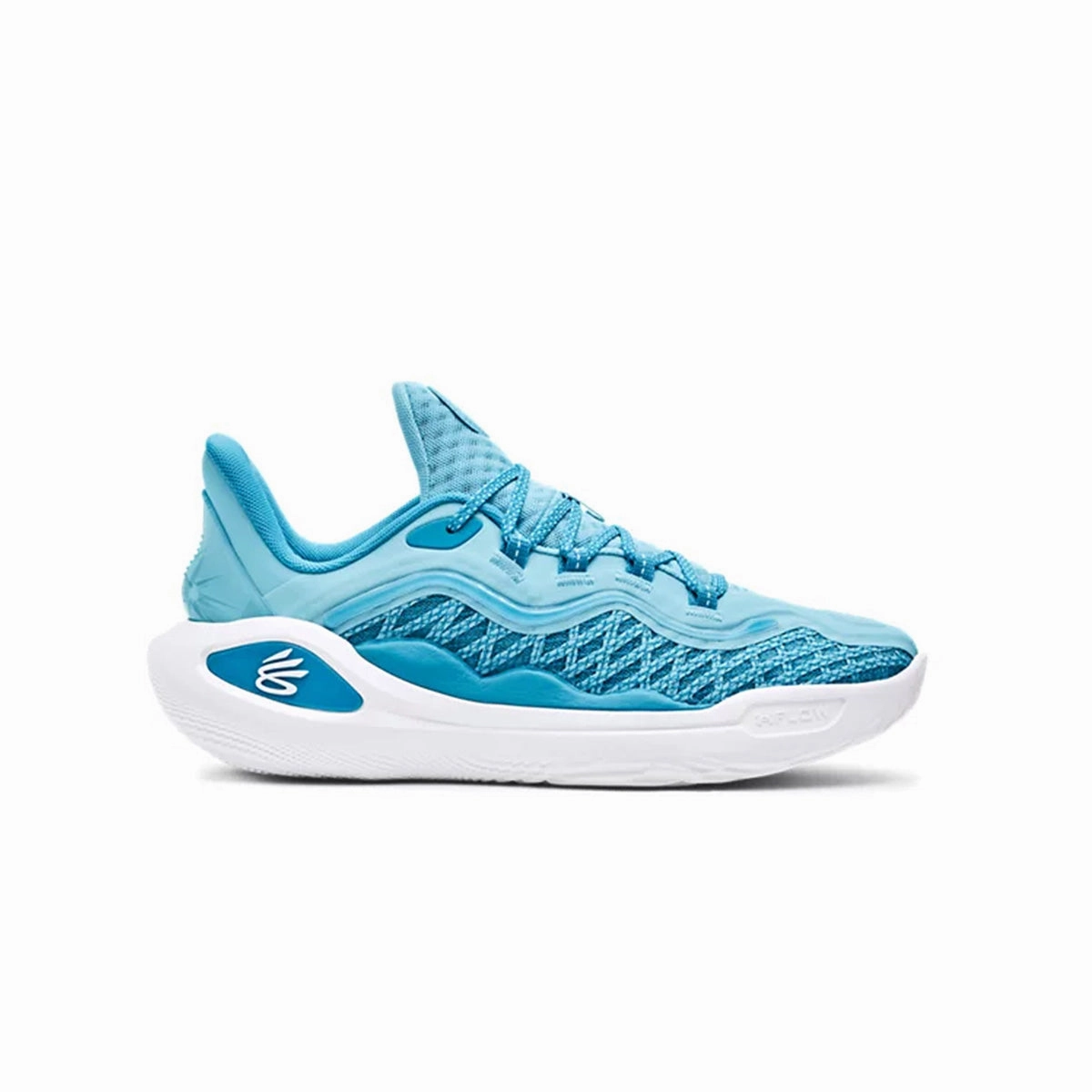 Sneakers Padded Collar Kids Curry Flow 11 'Sky Blue'