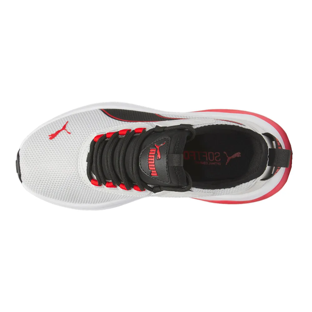 casual runner shoes Microporous Foam Amplifier Lace Up Sneakers (Big Kid)