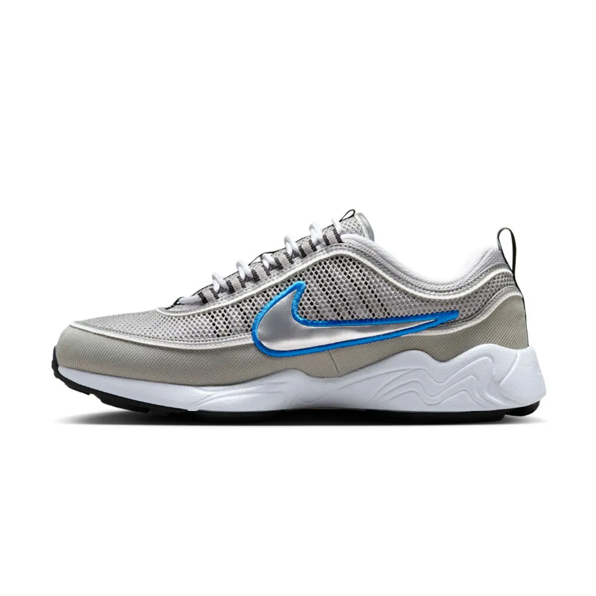 Zip Up Style Clean Lines Air Zoom Spiridon SP 'Metallic Silver Signal Blue'