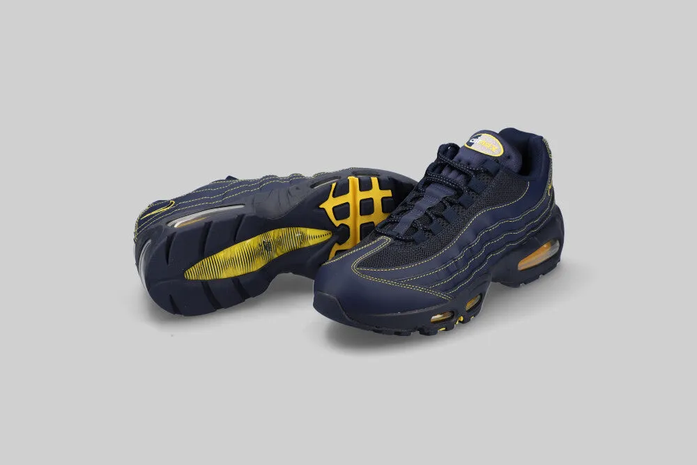 Shock Absorbing Rubber Water Resistant Breathable Nike Air Max 95 OG 'Obsidian'