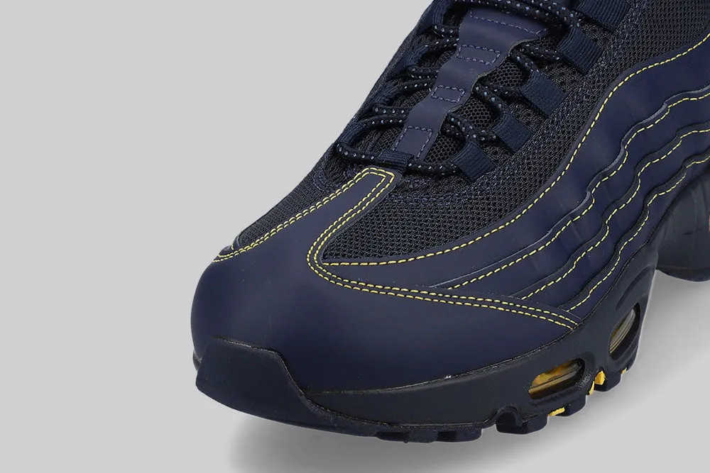 Stable Heel Counter Durable flexibility Nike Air Max 95 OG 'Obsidian'