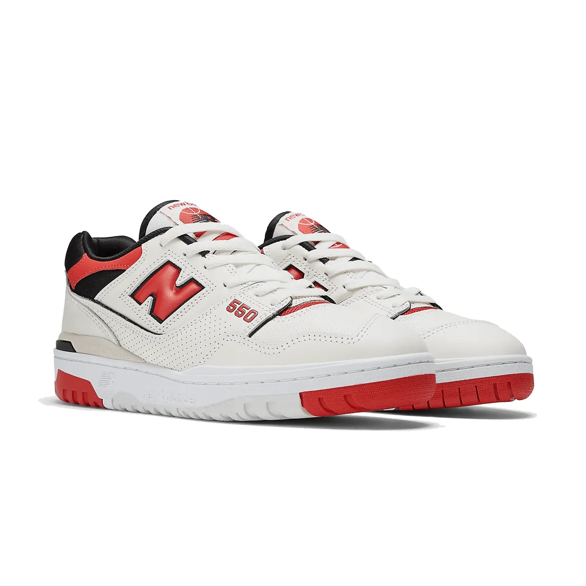 550 'Sea Salt True Red' Soft outsole