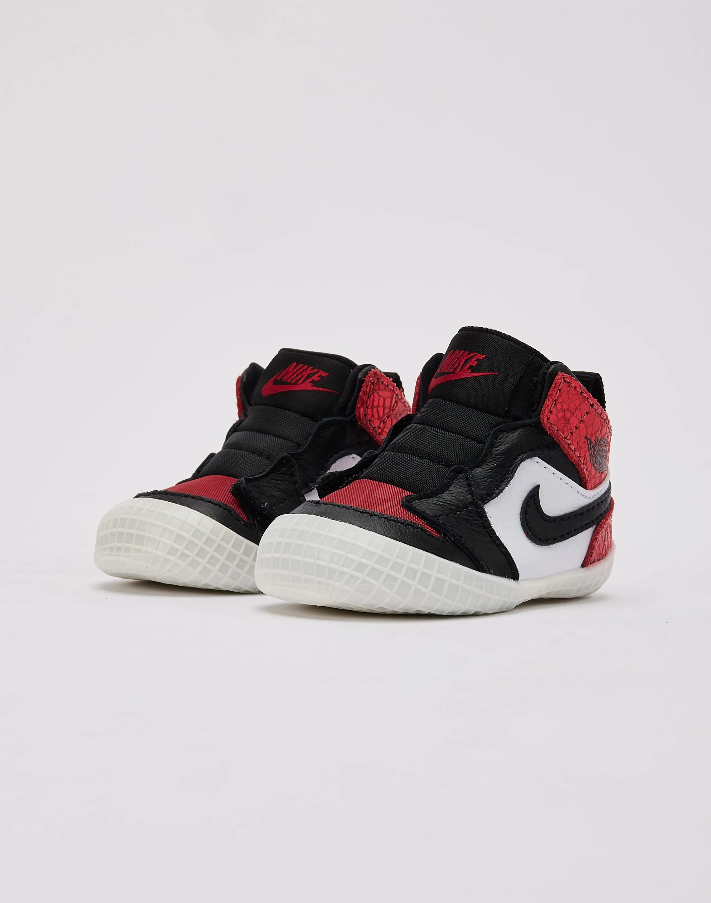 Jordan Air Jordan 1 'Ruby' Crib Bootie Infant High Energy Return Stable Landing Geometry
