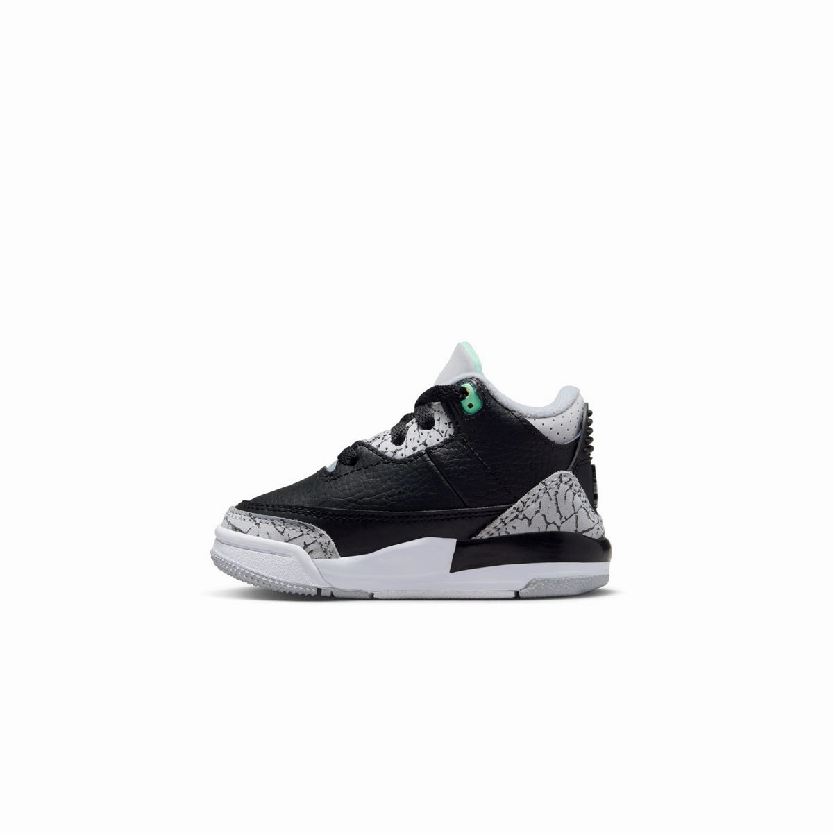 Toddlers Air Jordan 3 Retro 'Green Glow' Comfortable Style